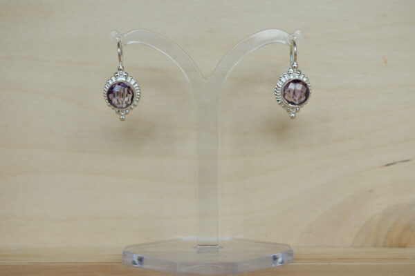 Ohrhänger Amethyst, Silber